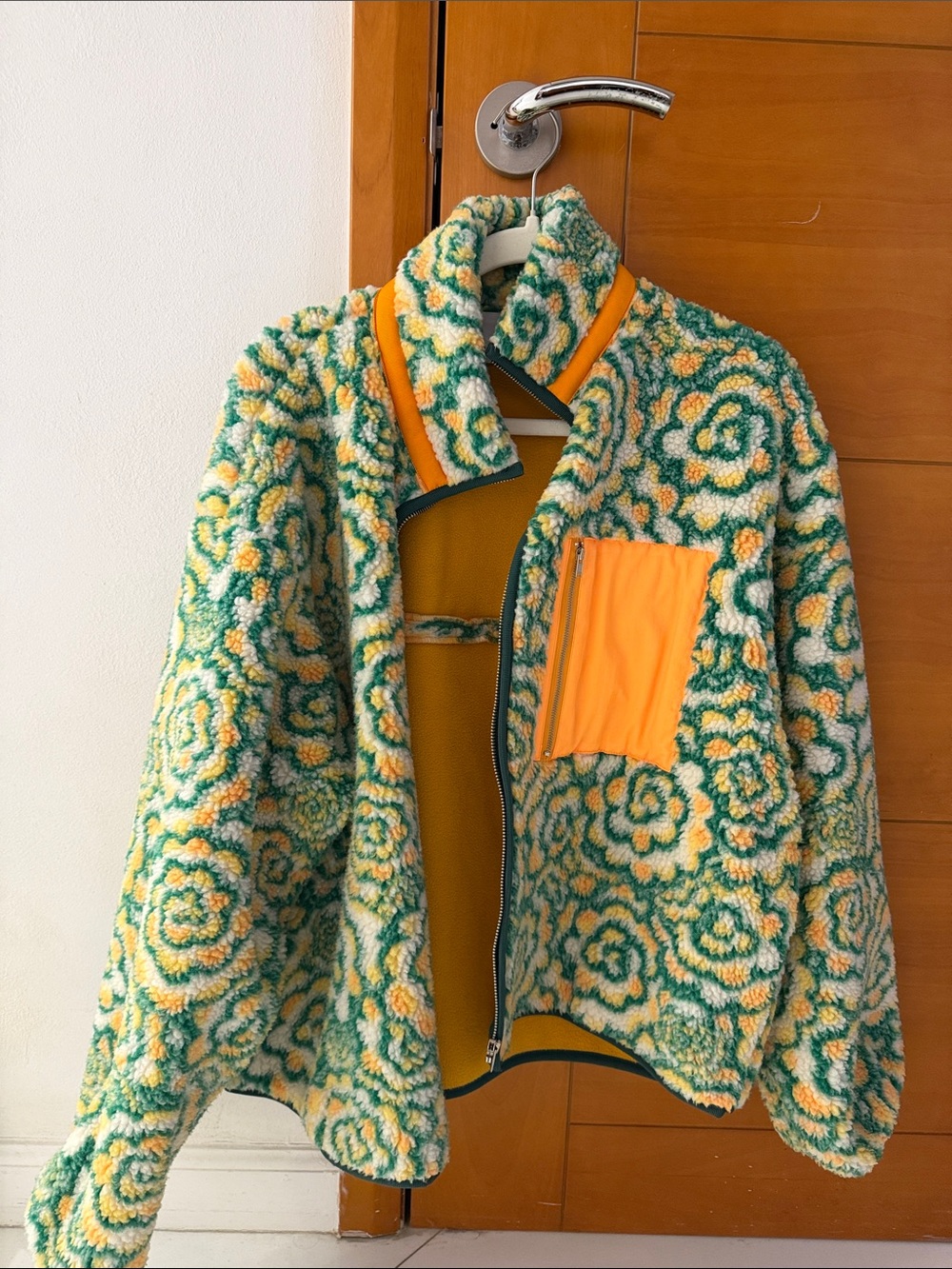 Sundae School Broccoli Sherpa fleece